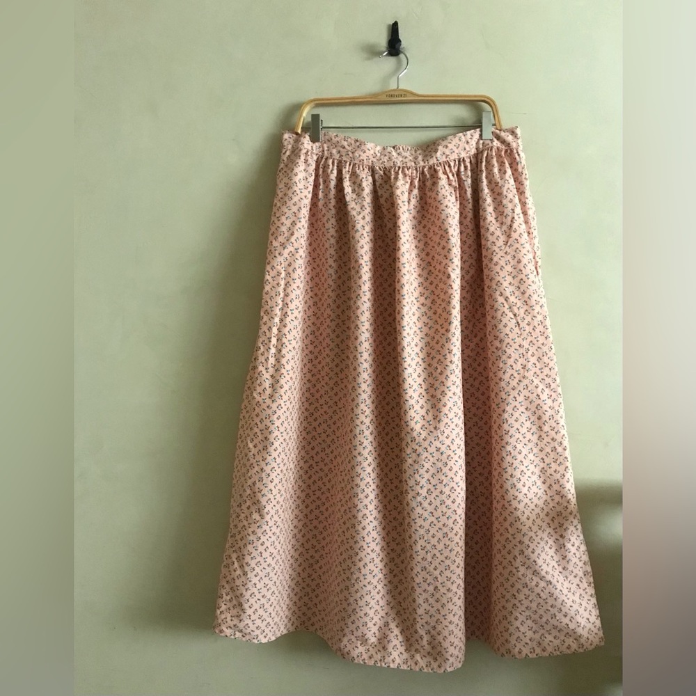 Vintage Pioneer Style Cotton Skirt